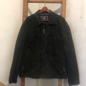 Men’s suede bomber jacket